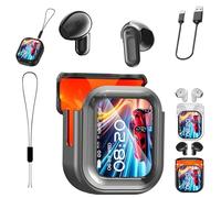 Ne20 Earbuds, Ne20 Translation Earbuds, Bluetooth 5.4 Earphones Led Display, 48h Battery Touchscreen Noise Cancelling In-Ear Earphones For Sports With 140 Language Ai Translator Real Time (Black)