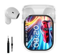 Ne20 Earbuds, Ne20 Translation Earbuds Real Time, Bluetooth Ear Phones, Wireless Intelligent Noise Cancelling,140 Language,Transparency, Led Display, High-Fidelity Sound (White)