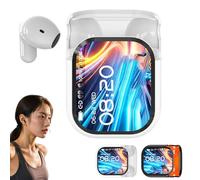 NE20 Earbuds, NE20 Translation Earbuds, True Wireless Bluetooth Ai Headphones Translator with Lcd, Two-Way Translat Real Time for 144 Languages & Accents (white)