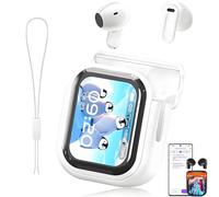 NE20 Earbuds, NE20 Translation Earbuds with 140 Language AI Translator Real Time, LCD Touch Screen Sport Wireless Headphones, IPX6 Waterproof, Longlife (White)