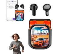 NE20 Translation Earbuds with LCD Touch Screen, 2026 New 6.0 Pro Translation Earbuds Real Time, with 134 Language AI Translate Real Time, HiFi Stereo Headphones, Long Battery IPX4 (Black)