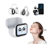 NE32 Bluetooth 6.0 LED Display High Fidelity Waterproof Wireless Earphones,with 144+ Language AI Translator, 48H Battery Touchscreen Noise Cancelling in-Ear Earphones for Sports