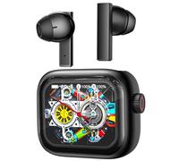 NE40 Translation Earbuds Real Time, Translation Earbuds for 134 Languages, Bluetooth 6.0 Translator Headphones with LCD Screen, Translator Earphones fit iOS&Android for Travel Business, Black