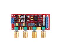 NE5532 HIFI Preamp Preamplifier Board, AC 12V OPAMP Amplifier, Control Kit, for Audio or Video Use with Reasonable Layout and Components, KIT(Need Welding (Finished board)