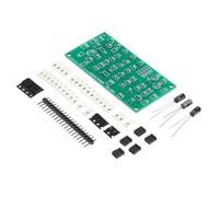 NE555 Waveform Generator DIY Soldering Kit, Electronic Training Circuit Board for Skills Practice, 6.5V DC Power, Compact 74x39mm Green PCB Assembly Set