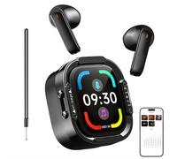 NE70 Earbuds, 2026 New NE70 AI Translation Earbuds in Real Time, Language Translator Headphones with LCD Touch Screen, for Office, Sports, Study and Audio Calls