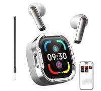 NE70 Earbuds, 2026 New NE70 AI Translation Earbuds in Real Time, Language Translator Headphones with LCD Touch Screen, for Office, Sports, Study and Audio Calls