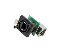 NE8FDP-R-B Coupler Female etherCON PIN: 8 Cat: 5e Gold Plated 8p8c NEUTRIK