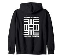 Nea onnim no sua a ohu Learning Knowledge Education Zip Hoodie