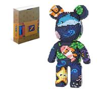 Neacole Bear Building Blocks (7220PCS) 43/46CM Bear Building Bricks, Micro 3D Animal Building Blocks for Adults & Kids,Home & Office Decor, Birthday & Valentine's Day Gifts (Underwater World Bear)