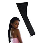 Neacus Upgraded Hair Weave Sleeve for Locs - Highly Elastic and Strong Design Wraps The Hair In All Directions, Comfortable, Breathable Suitable for Black Women. (black)