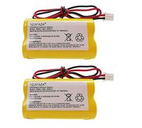 NEAFAZA 3.6V 900mAh AA Ni-Cd Exit Sign Emergency Light Battery Pack Replacement Compatible with Exitronix 10010037 Unitech 6200RP Dantona CUSTOM-318 OSA230 Lowes 253799 Unitech LEDR-1 (2 Pack)