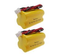 NEAFAZA BL93NC487 4.8V 700mAh Ni-Cd Battery Pack Compatible with Emergi-Lite MAG93NC487, Exit Light Co BAA-48R BAA48R, Interstate NIC0186, Dantona Custom-43, OSI OSA-126 BL93NC484 BL93NC485 (2 Pack)