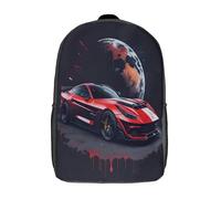 NEAFP Children's Backpack Sports Cars with 3D Fun Graphics - Versatile Kids Backpack, Ideal School Companion for Boys And Girls