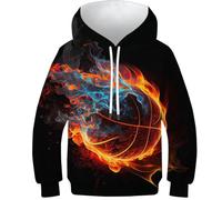 NEAFP Kids Hoodies Football in 3D Print - Soft Children's Pullover for Boys And Girls, Youth Hoodies with Unique Designs, Perfect for Toddlers