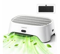 Neakasa Airstep, 2-in-1 Cat Litter Tray Air Purifier & Cat Step | 230g Activated Carbon Odour Control, 3 Fan Modes, Litter Catcher for Automatic Self-Cleaning & Standard Litter Boxes