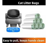 Neakasa Smart Cat Toilet Drawstring Waste Bags, 67 x 40 cm Thickened PE Garbage Bags for Odor-Free Disposal, 20 or 60 pcs per Pack