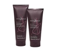 Neal & Wolf DAILY Hair Care Duo: Cleansing Shampoo (250ml) & Daily Conditioner (200ml) Set - Professional Sulfate-Free Formula for All Hair Types - Hydrating, Strengthening & Color-Safe Routine