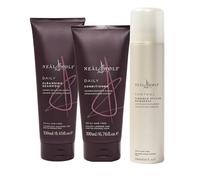 Neal & Wolf Daily Shampoo 250ml, Conditioner 200ml & Control Hairspray 250ml Trio