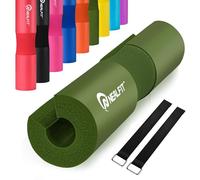 NEALFIT Barbell Pad Squat Pad for Squats-Squat Bar Pad-Great for Weightlifting,Lunges and Hip Thrusts-Foam Sponge Pad-Fit Standard and Olympic Bars Perfectly (Army Green)