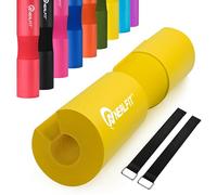 NEALFIT Barbell Pad Squat Pad for Squats-Squat Bar Pad-Great for Weightlifting,Lunges and Hip Thrusts-Foam Sponge Pad-Fit Standard and Olympic Bars Perfectly (Yellow)