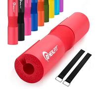 NEALFIT Barbell Pad Squat Pad for Squats-Squat Bar Pad-Great for Weightlifting,Lunges and Hip Thrusts-Foam Sponge Pad-Fit Standard and Olympic Bars Perfectly (Red)