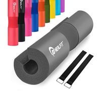NEALFIT Barbell Pad Squat Pad for Squats-Squat Bar Pad-Great for Weightlifting,Lunges and Hip Thrusts-Foam Sponge Pad-Fit Standard and Olympic Bars Perfectly (Grey)