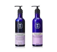 Neal's Yard Remedies Geranium and Orange Hand Duo - Luxuriously Enrich and Protect Hands - Hand Lotion (200ml) & Hand Wash (200ml)