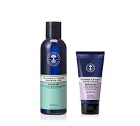 Neal's Yard Remedies Geranium & Orange Set - Uplifting and Energising Blend of Orange Essential Oils - Shower Gel & Hand Cream