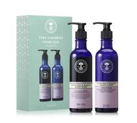 Neal's Yard Remedies Take A Moment Garden Mint & Bergamot Gift Set, Hand Wash & Hand Lotion with Essential Oils, Vegan & Cruelty-Free, Set of 2