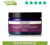 Neal's Yard Remedies | Women's Balance Body Cream | Vegan | Skin Care Gifts for Women | Deeply Nourishing Cream with a Balancing Blend of Essential