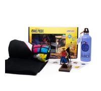 Neamedia Icons Netflix Chill Kit - One Piece Live Action, Official license, Comfort blanket, Collectible figurine, Stainless steel water bottle, Stickers board, idea for fans