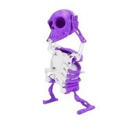 Neamou 3D Funny Clockwork Dancing Skeleton Toy, Halloween Dancing and Swinging Skull Toy for Desktop Ornament, Decor for Halloween Decorations Outdoor Indoor (17 * 10cm)