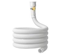 Neamou AC Drain Hose - 9.84ft AC Unit Drain Hose | with Cuttable Rubber Joint Clip Fit Hole Diameter 0.98in Exhaust Tube for Heater Sink Bucket Pond Aquarium Indoor