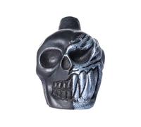 Neamou Authentic Human Sounding Loud Screams, Aztec Death Whistle, 125 DB Bronze Ware Demon Skull, Thunderer War Whistle, With Drawstring Bag, For Day Of The Dead Halloween