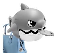 Neamou Cartoon Shark Keychain | Funny Shark Eat Fish Toy Key Holder | Portable Pull String Keychain Toy, Key Chain Pendant Key Rings Decoration for House Keys