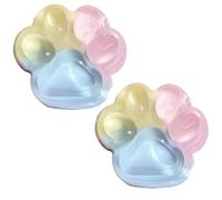 Neamou Cat Paw Squishy | 2-PACK Squishy Paw | Squishy Giant Cat Paw Clear Toy | Stress Relieving Animal Sensory Toy | Cat Paw Squeeze Ball Fidget Toys For Kids And Adults
