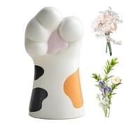 Neamou Cat Paw Vase, Cute Cat Claw Flower Vase, Cartoon Cat Claw Resin Flower Pot, Table Decoration Flower Arrangement Vase, Creative Cat Paw Shape Vase Home Art Ornaments