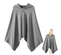 Neamou Cooling Cape - Quick Dry Soft Lightweight Portable Hooded Cloak | Cooling Shawl Cape for Mountaineering Outdoor Sports, Dress Coat for Women and Men, Cooling Shawl