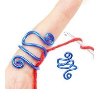 Neamou Crochet Tension for Crocheting, Knitting Crochet Accessories, Adjustable Crochet Rings for Fingers, Crochet Finger Hook for Hand Weaving