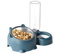 Neamou Dog Bowl - 16 Degree Tilted Pet Dish with Water Dispenser,Removable Pet Feeder Bowl, Cat Dish for Cats and Small Dogs