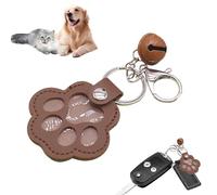 Neamou Dog Hair Collector Key Chain - Leather Paw Key Chain Pendant Pet Hair Keepsake - Pendant Bag Charm for Women Men Kids Students Animal Lovers Purse Travel Car Holiday Birthday