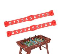 Neamou Football Score Counter | 2pcs Foosball Table Counter - Room Standard Soccer Scoreboard 10 Numbers Score Keeper for Shuffleboard