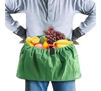 Neamou Harvesting Apron - Adjustable Canvas Fruits Foraging Bag | High Strength Gardener Harvesting Tool Fruit Storage Pouch for Adults Men Women Mom Dad Wife