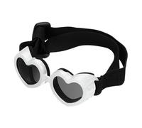 Neamou Heart Sunglasses for Dogs,Pet Anti-Fog Sunglasses - Anti-Fog Sunglasses with Adjustable Strap for Pet, Dogs Sun Glasses Doggles