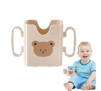 Neamou Juice Bag Holder | Height Adjustable Drink Box Holder | Foldable Reusable Beverage Bracket with Easy Grip Handle for Feeding Kids Snacking