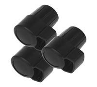 Neamou Sax Plugs Caps | Bent Neck Tenor Saxophone End Cap Plug Anti-Bump,Multifunctional Key Protector Replacement Parts, Black Saxophone Accessory for Tenor