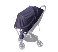 Neamou Stroller Fly Net Sun Shade | Breathable Double Zip Netting | Canopy Sun Shade, Protective Uv Protection, Adjustable Kids Mesh Extender for Outdoor Strolling