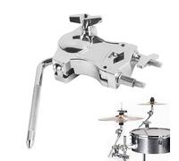 Neamou Tom Mount Bracket | Zinc Alloy Drum Racks Drum Bracket Mount Clamp - Multifunction Instrument Accessory, 360-Degree Rotating Handle, Multi-Functional For Tom Drum Set