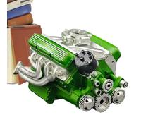 Neamou V8 Engine Model - Metal V8 Engine Ornaments - Novelty Toys for Son Teens Class Men Boys Family Friends Youth Girls Learning Daughter